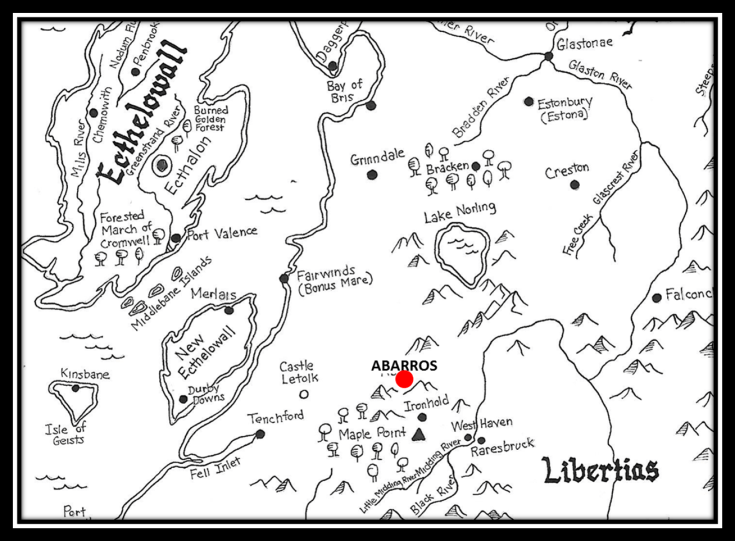 Map of Northwestern Lowlands in the Middle Era